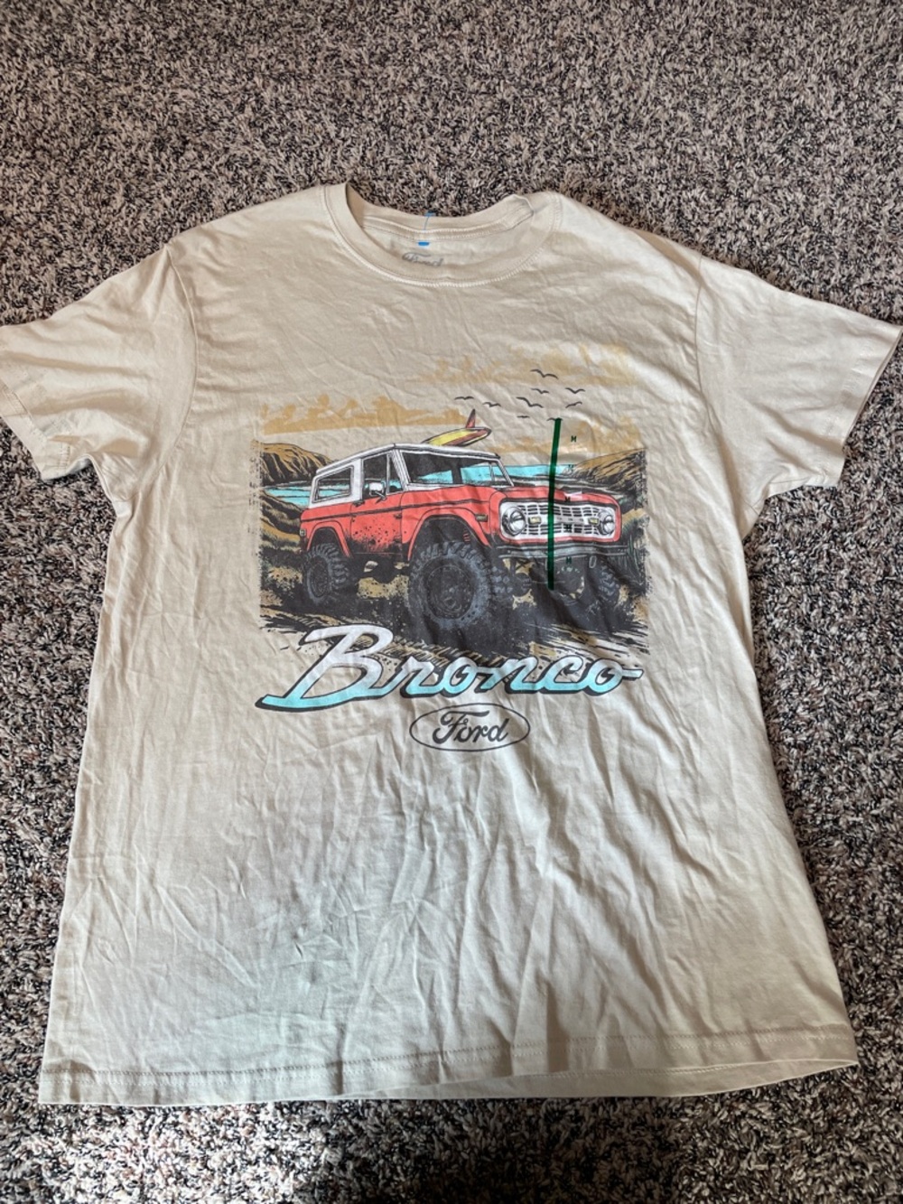Ford Bronco Short Sleeve Cotton Tee Gender Neutral Gender Neutral Size M | NWOT